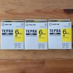 KING JIM TEPRA PRO テープカートリッジ SC6Y 3個セットのサムネイル