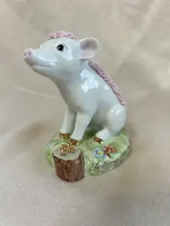 アイリッシュドレスデン　ぶたの置物 アイリッシュドレスデン ぶたの置物 - メルカリ