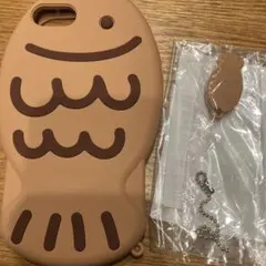 たい焼き型 iPhoneケース チャーム付き iPhonese第三世代