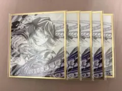 劇場版 鬼滅の刃 Web Shop くじ アクリル色紙 伊黒小芭内 5点セット