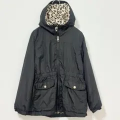 STEVE MADDEN ジャンパー レオパード フリース 薄手 M【S相当】黒のサムネイル
