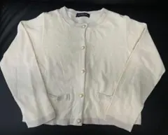 COMME CA ANGEL カーディガン 130 アイボリー コムサエンジェル