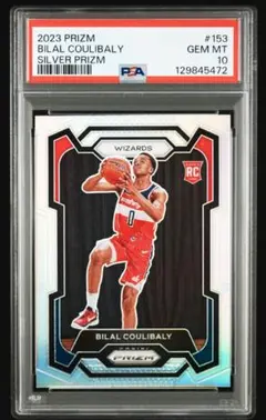 23-24 Prizm silver Bilal Coulibaly PSA10