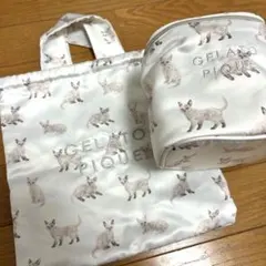 【美品】gelato pique バニティポーチ&ランジェリーポーチ