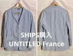 SHIPS購入　UNTITLED シアサッカーコードレーン リゾートジャケットのサムネイル