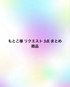 もとこ様 リクエスト 3点 まとめ商品