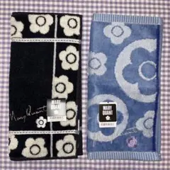 値下げ【新品/未使用】MARY QUANT フラワーパターン ハンカチ2枚セット