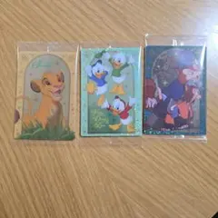 ディズニーキャラクターウエハース　３枚セット