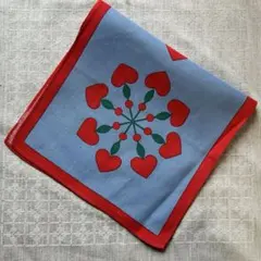 スウェーデン ヴィンテージ テキスタイル ハート　北欧ヴィンテージ
