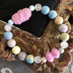 みーにゃん様お取置き9/18＊シルバーオブシディアンうさぎ