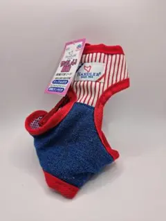 ☆ 新品未使用 ☆ HANDLER デニムヒッコリー 胴輪付きリード Sサイズのサムネイル