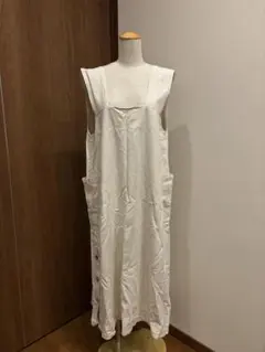 ♡ホワイト キャミワンピース ロングワンピース