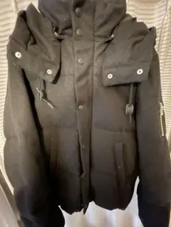 nano universe ブラック ダウンジャケット