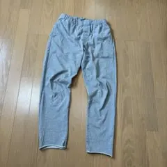 AURALEEスウェットイージーパンツグレー難ありコットン100%綿100のサムネイル