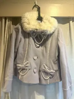 美品！Angelic Pretty ♡ エンジェルポニー コート ドット 黒 - メルカリ