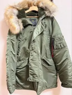 極美品】USサイズ　アルファインダストリーズN3B　ヴィンテージグリーン