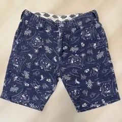 OLD Dickies ディッキーズ総柄ショートパンツ ネイビーのサムネイル