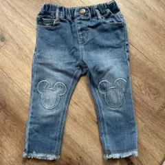 petit main Disneyミッキーマウス デニムパンツ 80cm