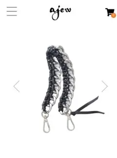 ajew Tie chain shoulder / black