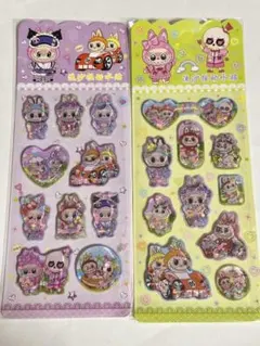 オイルウォーター立体キラキラシール