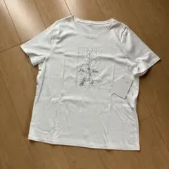 新品タグ付 Leilian レリアン　Tシャツ Jolie fleurのサムネイル