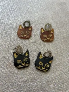 猫ピアスセット