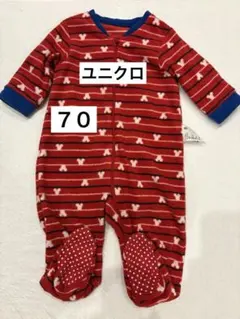 UNIQLO フリースロンパース　70