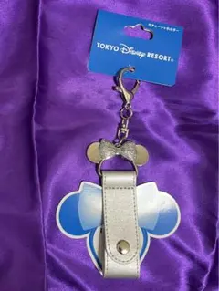【新品】東京ディズニーリゾート ミニーマウス キーホルダー　カチューシャホルダー