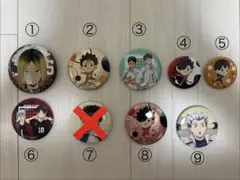 ハイキュー 月島蛍 黒尾鉄朗 缶バッジセット - メルカリ