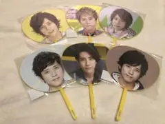 未開封 嵐 二宮和也 ミニうちわ6枚セット