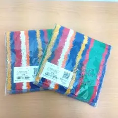 IL BISONTE ストライプ タオルハンカチ イルビゾンテ 2枚セット