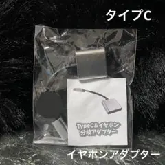タイプC イヤホン分岐アダプター シルバー