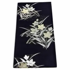 帯9124 ○高級 正絹 絽塩瀬 夏帯 名古屋仕立て 名古屋帯 - メルカリ