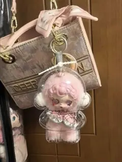 SKULLPANDA スカルパンダ　透明ケース　保護ケース　チェーン付き