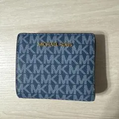 MICHAEL KORS 二つ折り財布 ネイビー
