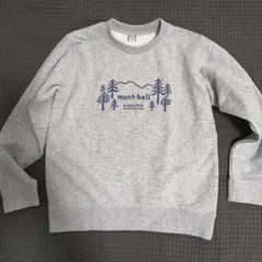 【美品】mont-bell メンズ キッズ トレーナー 160 未使用に近い
