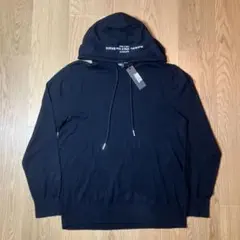 【未使用品】DIESEL カシミヤ混 プルーオーバー パーカー ブラック M