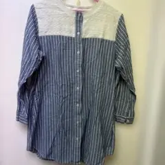 BEAMS HEART ストライプ長袖シャツ