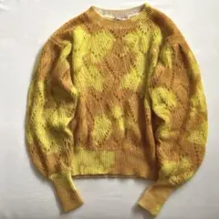 TWIN-SET ツインセット かぎ編み 長袖カーディガン
