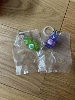 ケアベア クリアマスコットチャーム2 2点セット