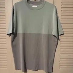 【美品】18GミラノリブバイカラーニットTeeのサムネイル
