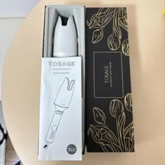 TOSAGE ホワイト オートカールアイロン 自動カール ヘアアイロン 箱付き