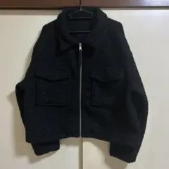 ★☆forksy.★ブークレジップアップビッグポケットジャケット