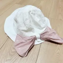 アカチャンホンポ　リボン帽子　50cm