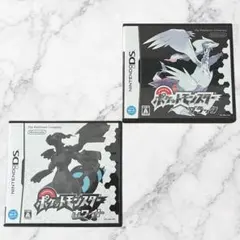 ✨動作確認済み✨ ポケットモンスター ブラック・ホワイト 2本セット
