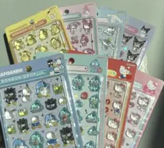正規品♡第一弾サンリオボンボンドロップシール　コンプ　はぴだん　キティ　ポム