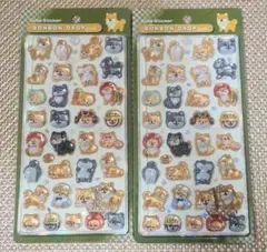 秋*犬様 【正規品】和柄 ボンボンドロップシール 柴犬 2枚 新品未開封