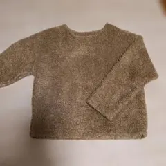 UNIQLO ベージュ フリース もこもこトレーナー S　※値下げ済み