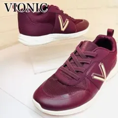 美品 VIONIC SHAY II 23.5cm WIDE スニーカー ボルドーのサムネイル