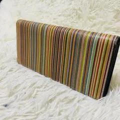 ポールスミス　Paul Smith 長財布　マルチストライプ